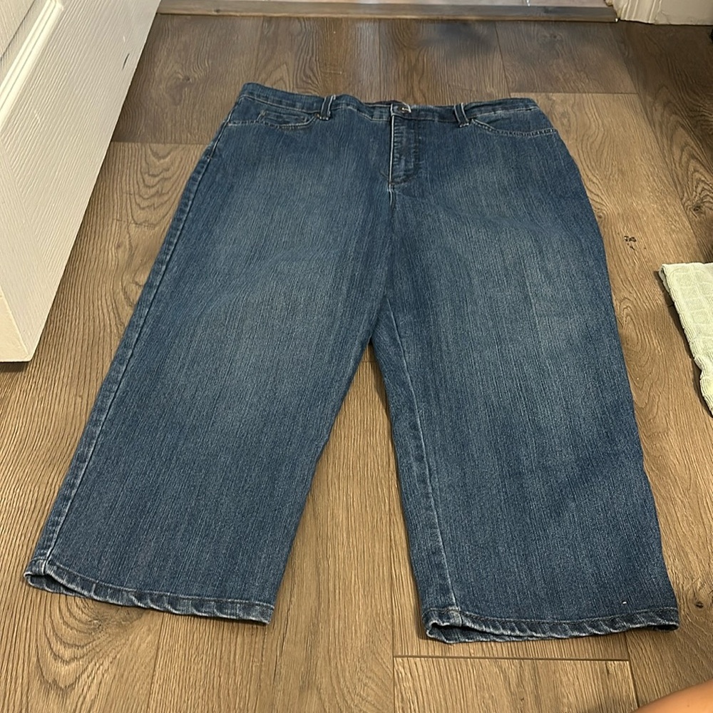 Gloria Vanderbilt size 14 Amanda Capri jeans @@@